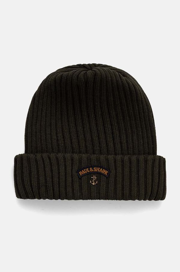 Paul&Shark Volnena kapa Paul&Shark zelena barva