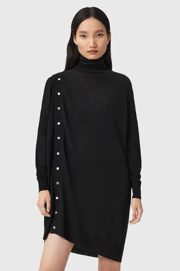 AllSaints Volnena obleka AllSaints UMI