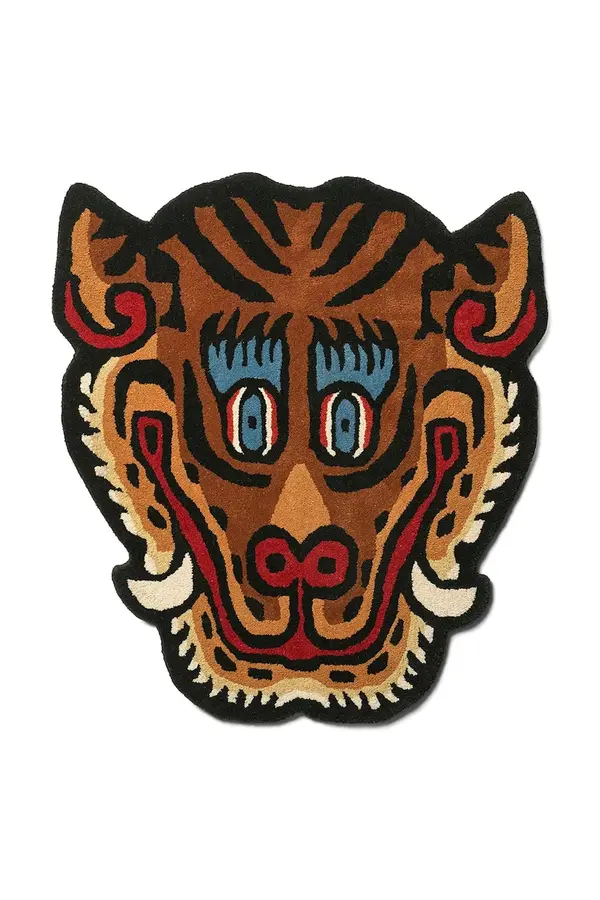 Bongusta Volnena preproga Bongusta Tiger Face 92 x 100 cm