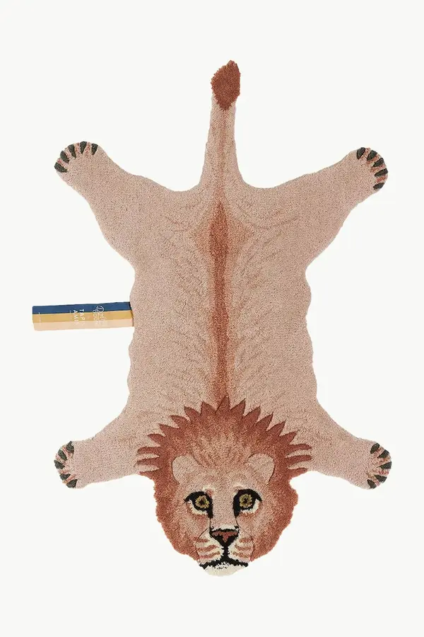 Doing Goods Volnena preproga Doing Goods Pinky Lion Rug