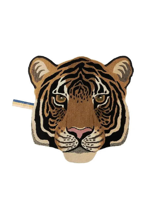 Doing Goods Volnena preproga Doing Goods Rajah Tiger Head