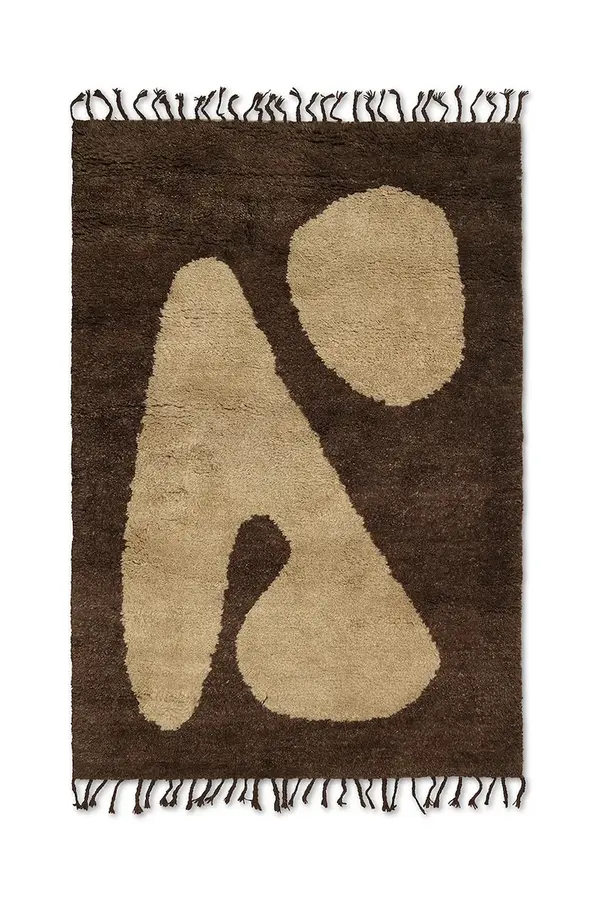 Ferm Living Volnena preproga ferm LIVING Abstract Rug 80 x 120 cm