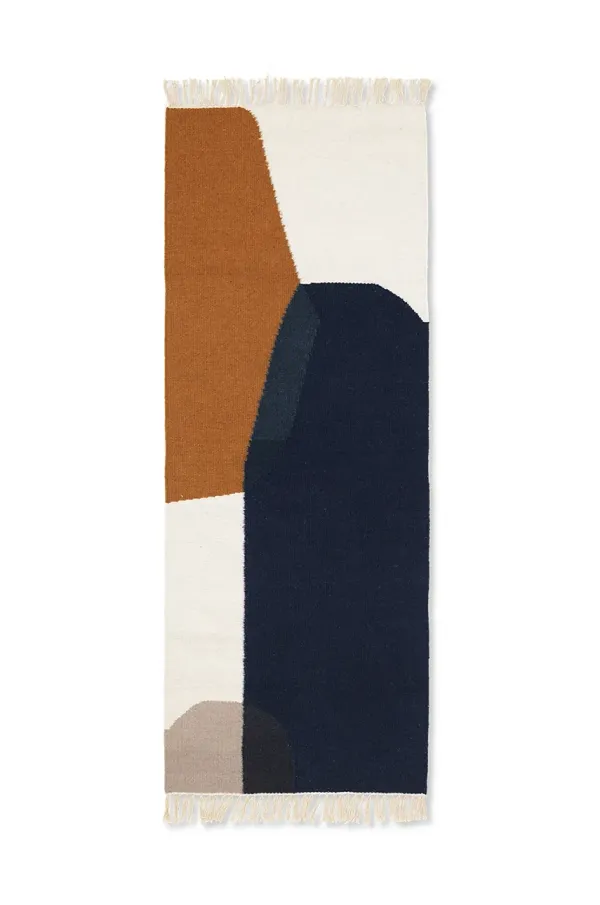 ferm LIVING Volnena preproga ferm LIVING Kelim