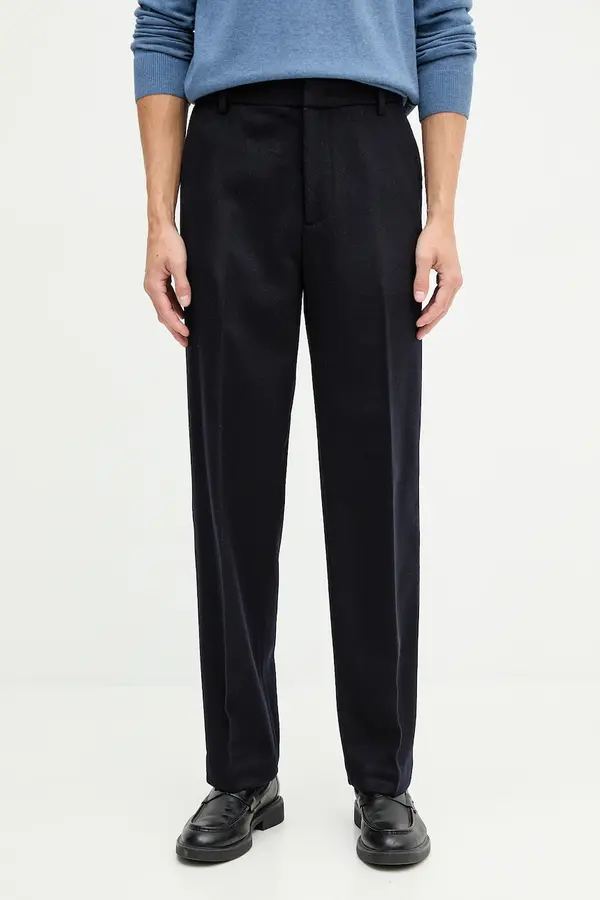 Emporio Armani Volnene hlače Emporio Armani