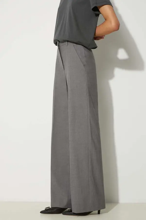 Kenzo Volnene hlače Kenzo Cool Wool Wide Pants