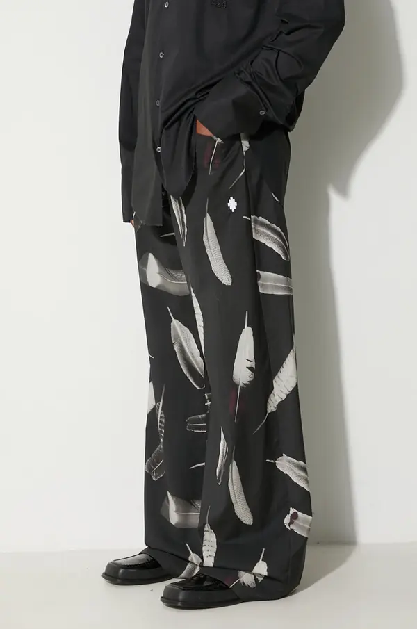 Marcelo Burlon Volnene hlače Marcelo Burlon Aop Wind Feathers
