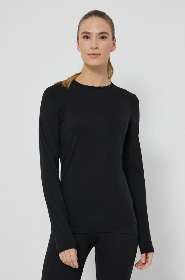 Icebreaker Volneno funkcijsko perilo Icebreaker črna barva