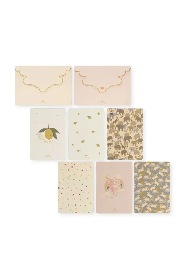 Konges Sløjd Voščilnice Konges Sløjd 6 PACK GREETING CARDS FSC 6-pack KS101380