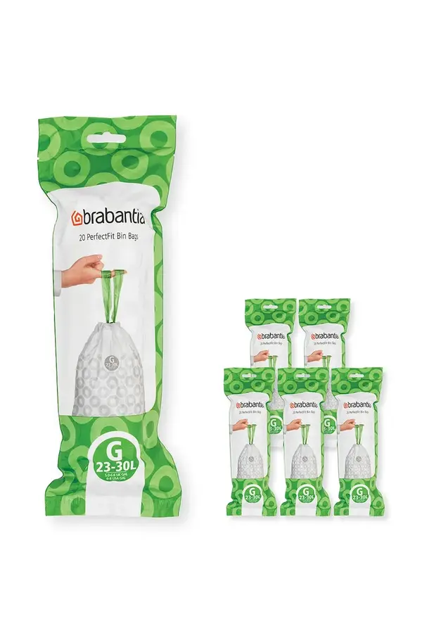 Brabantia Vrečke za smeti Brabantia PerfectFit, G, 23-30 L, 6 x 20 szt.
