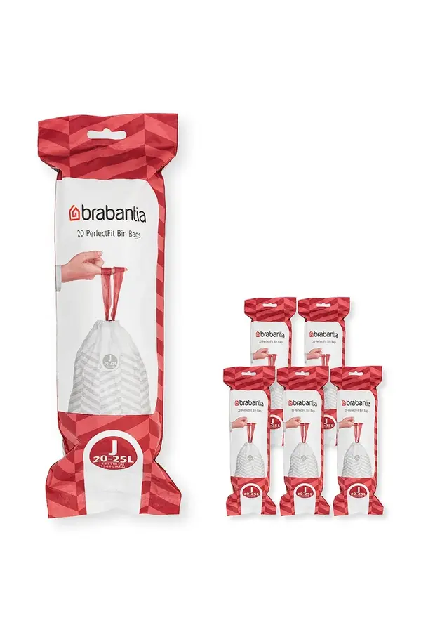 Brabantia Vrečke za smeti Brabantia PerfectFit, J, 20-25 L, 6 x 20 szt.