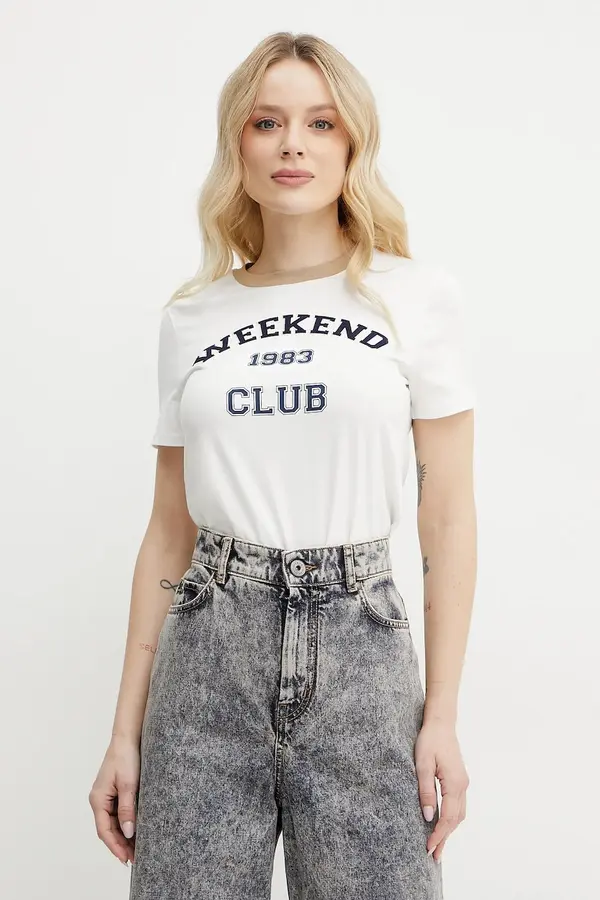 Weekend Max Mara Weekend Max Mara Bombažna kratka majica Weekend Max Mara
