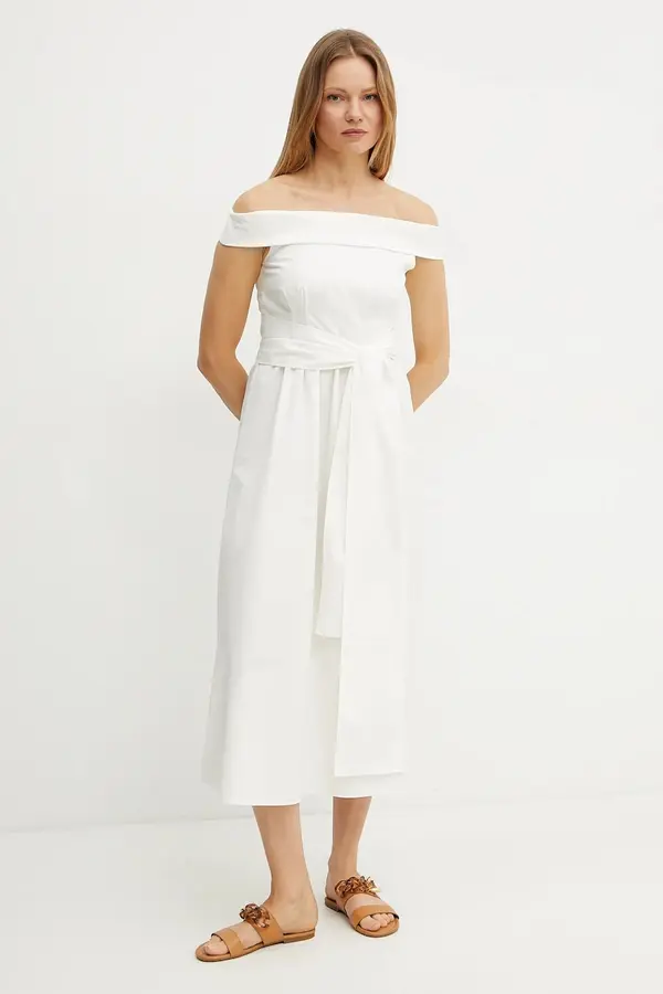 Weekend Max Mara Weekend Max Mara Bombažna obleka Weekend Max Mara