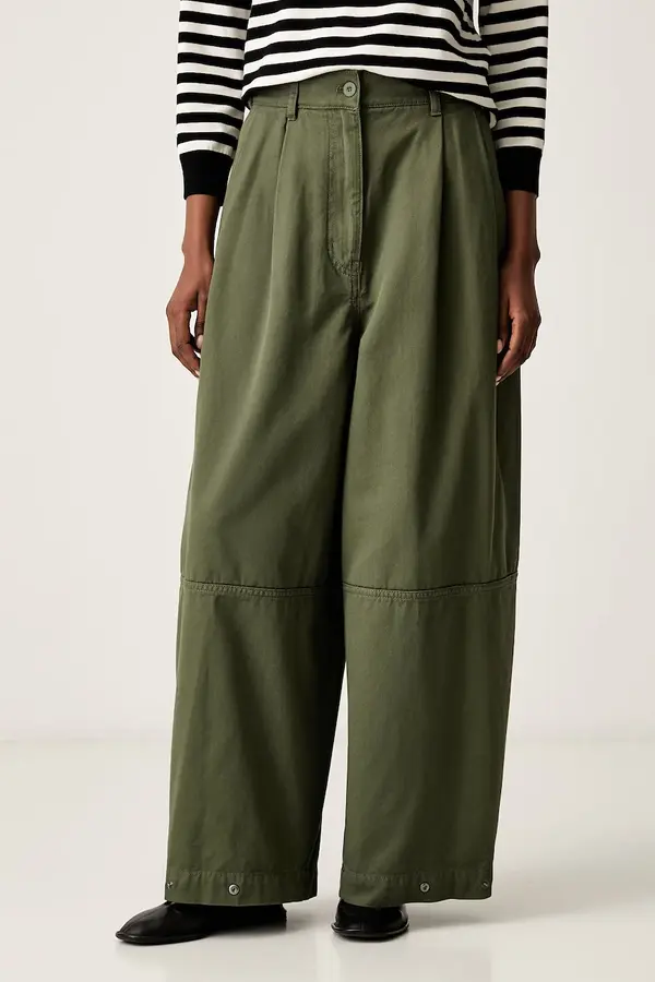 Weekend Max Mara Weekend Max Mara hlače ženske bombažne WKDBACCA