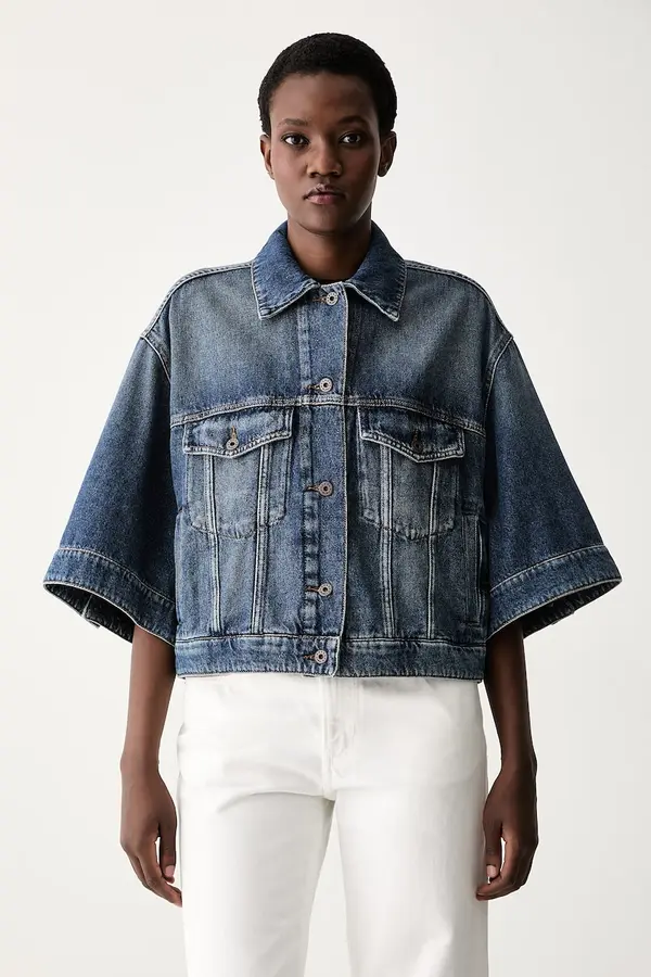 Weekend Max Mara Weekend Max Mara jakna ženska denim WKDLIUTI