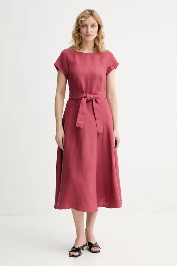 Weekend Max Mara Weekend Max Mara obleka lanena ESORDIO
