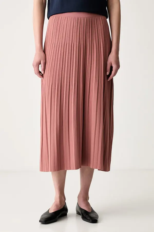 Weekend Max Mara Weekend Max Mara plisirano krilo z viskozo WKDGHIGLIA