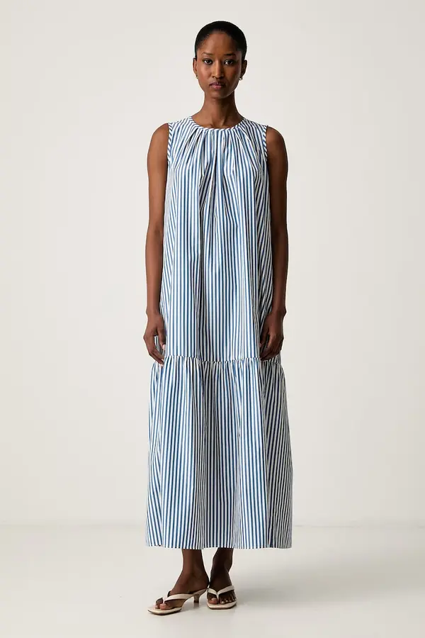 Weekend Max Mara Weekend Max Mara poletna obleka bombažna WKDCAPO