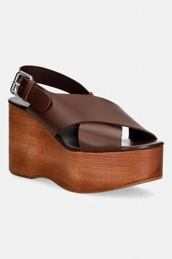 Weekend Max Mara Weekend Max Mara sandali usnjeni Wkaangio