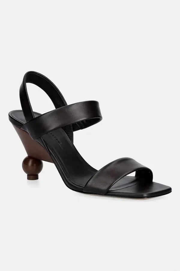 Weekend Max Mara Weekend Max Mara sandali z visoko peto iz usnja Wkaaffetto