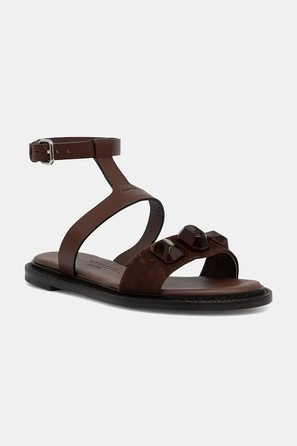 Weekend Max Mara Weekend Max Mara sandali ženski usnjeni Wkaasta
