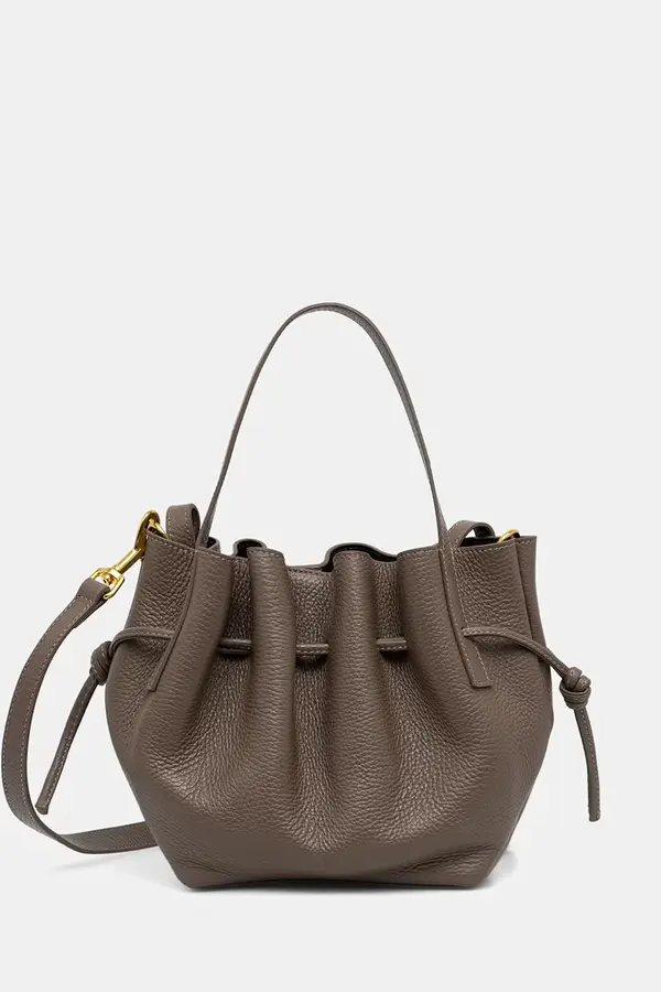 Yuzefi Yuzefi crossbody torbica ženska usnjena MINI SCALLOP