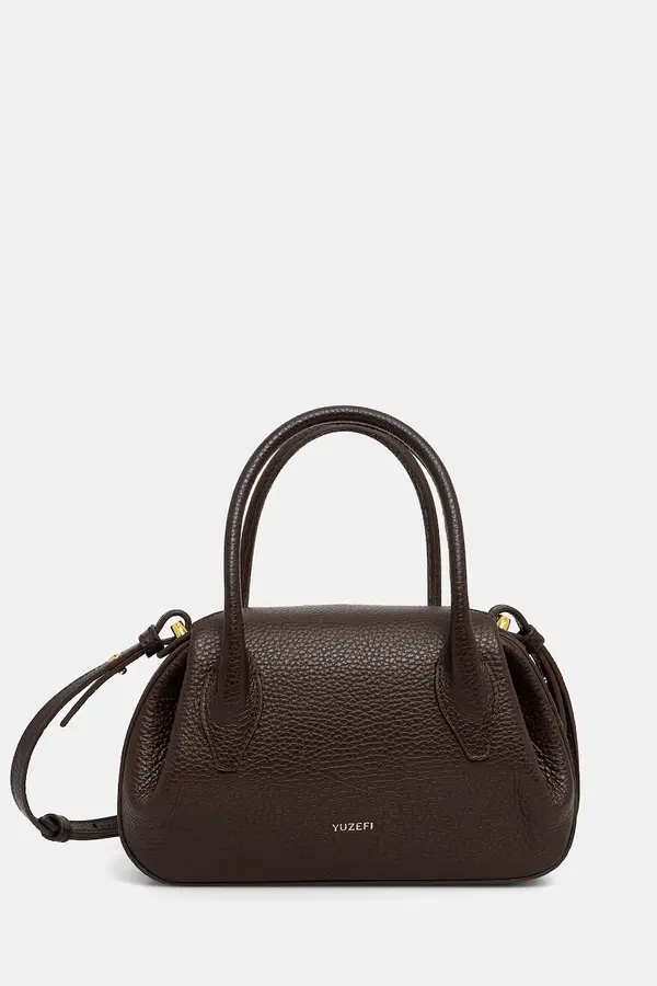 Yuzefi Yuzefi crossbody torbica ženska usnjena OYSTER MINI DUFFLE