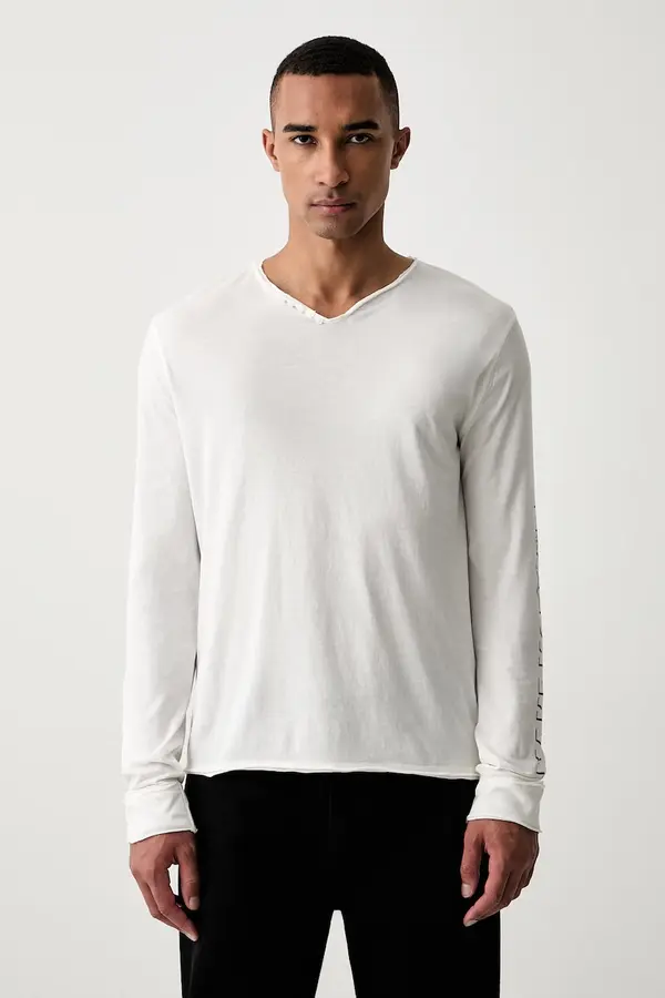 Zadig&Voltaire Zadig&Voltaire majica z dolgimi rokavi moška bombažna MONASTIR