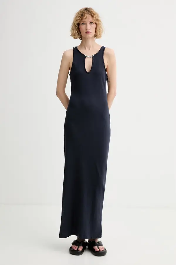 Zadig&Voltaire Zadig&Voltaire obleka z dodatkom lanu