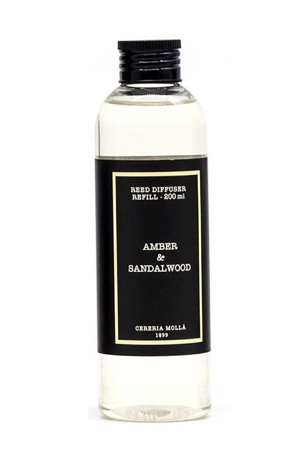 Cereria Molla Zaloga za razpršilnik dišav Cereria Molla Amber and Sandalwood 200 ml