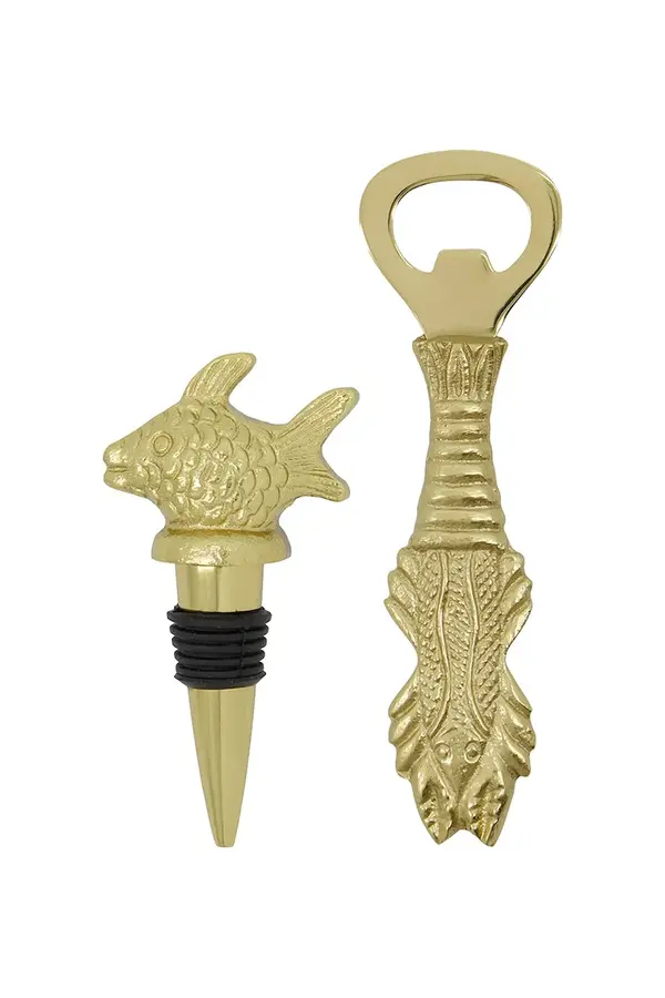 House Doctor Zamašek za vino in odpirač za pivo House Doctor HDFish 11 cm