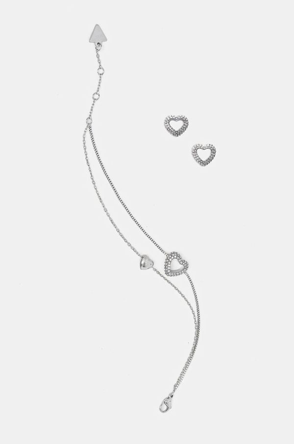 Guess Zapestnica in uhani Guess BELOVED JUBS05 075JW