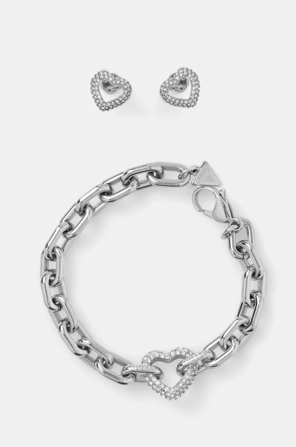 Guess Zapestnica in uhani Guess BELOVED JUBS05 077JW