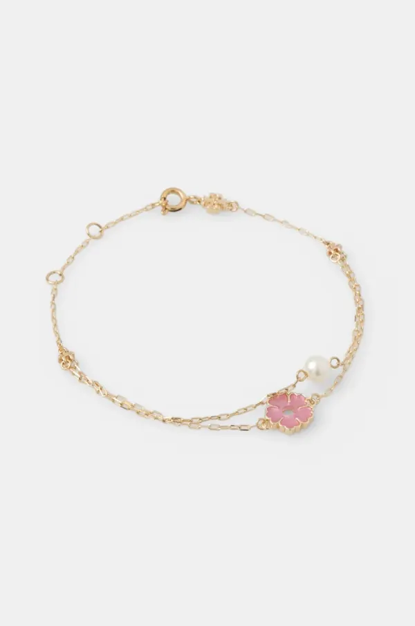 Tory Burch Zapestnica Tory Burch Kira Clover ženska, 167325-650