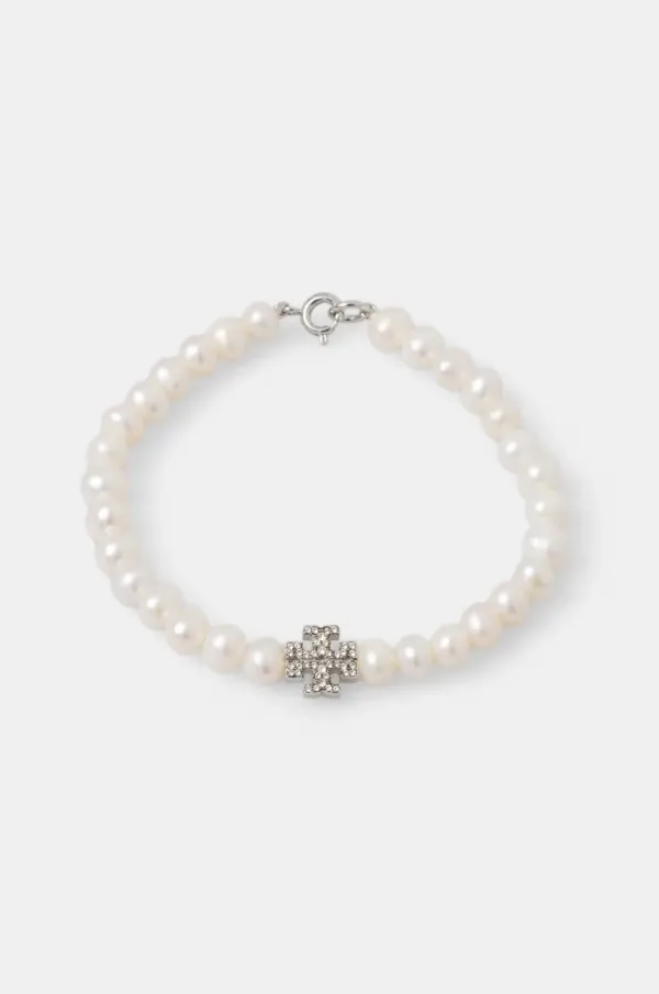 Tory Burch Zapestnica Tory Burch Kira Pearl ženska, 167335-047