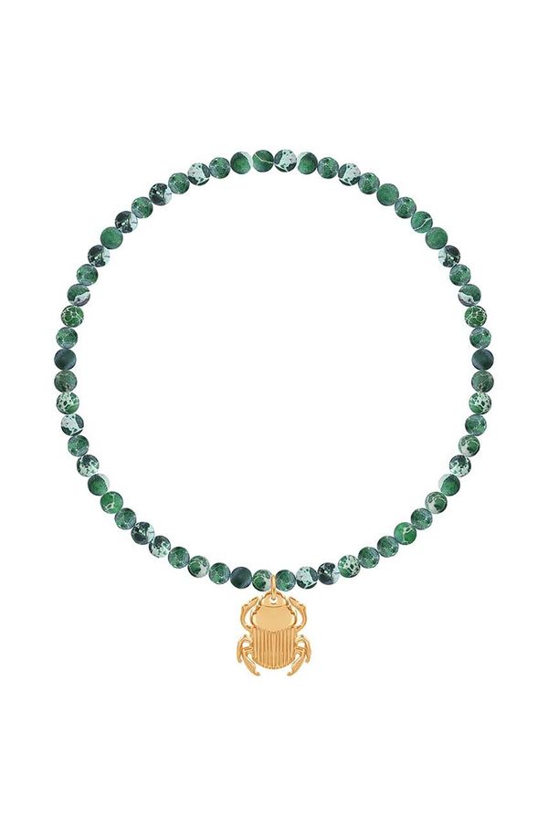 Lilou Zapestnica z naravnimi kamni Lilou Skarabeusz