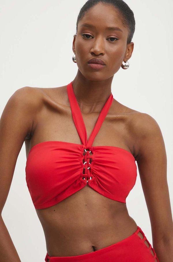 Answear Lab Zgornji del kopalk Answear Lab rdeča barva