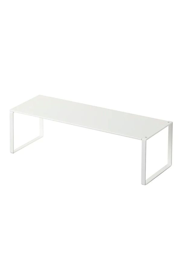 Yamazaki Zložljiva polica za čevlje Yamazaki Frame bela barva