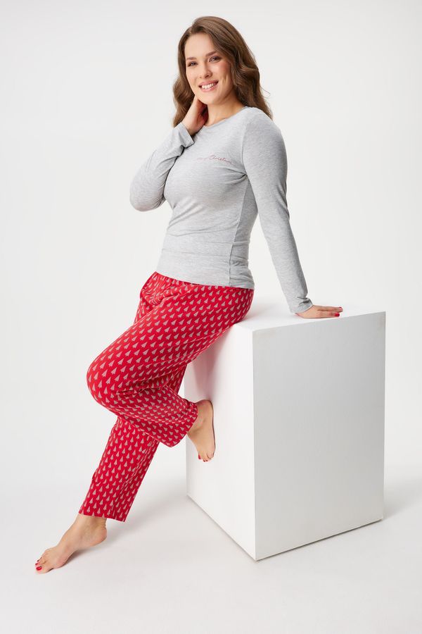 Astratex Bombažna pižama Christmas Trees