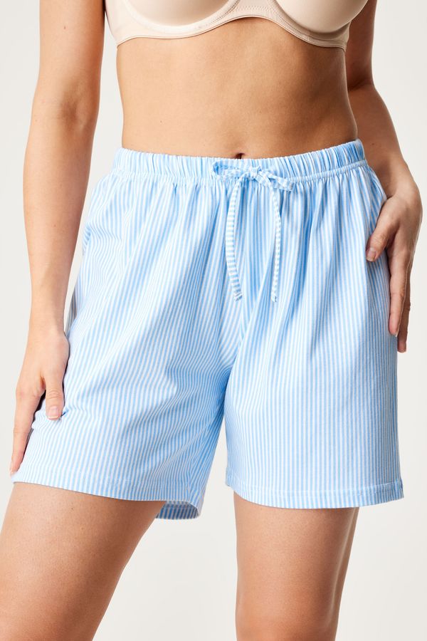 Astratex Bombažne pižama kratke hlače Blue Dream