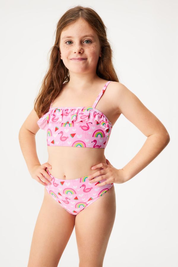 Astratex Dekliške dvodelne kopalke Rainbow