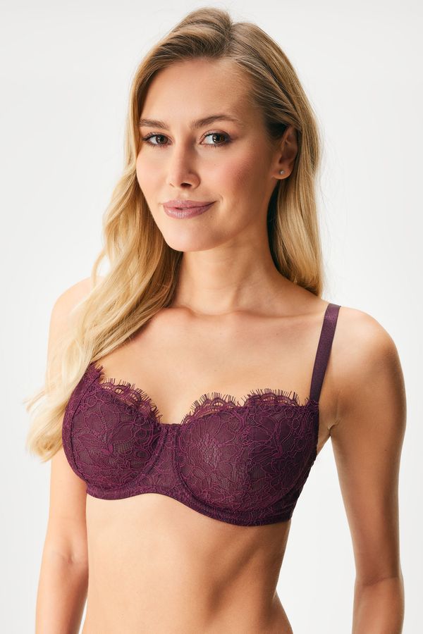 Astratex Nepodložen modrček Wine Whisper Bardot