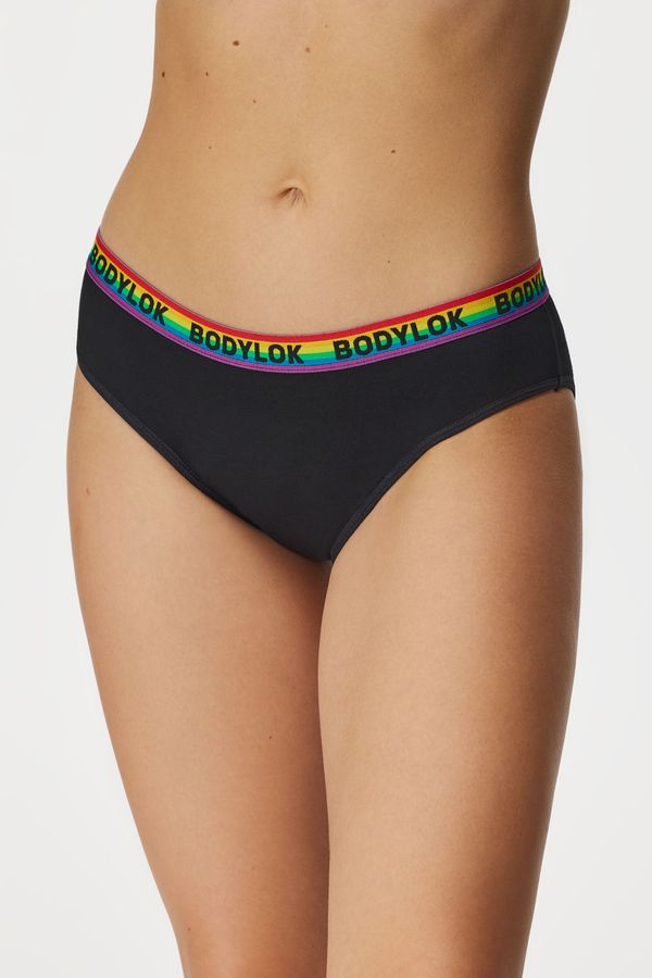 Bodylok Menstrualne hlačke Bodylok Bamboo Black za srednje močno menstruacijo