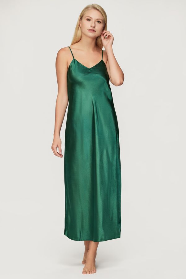 Dkaren Sp. z o.o. Satenasta dolga spalna srajca Iga