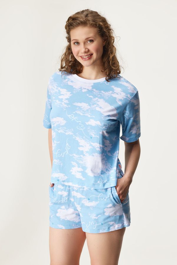 DKNY Kratka pižama DKNY Coney Island