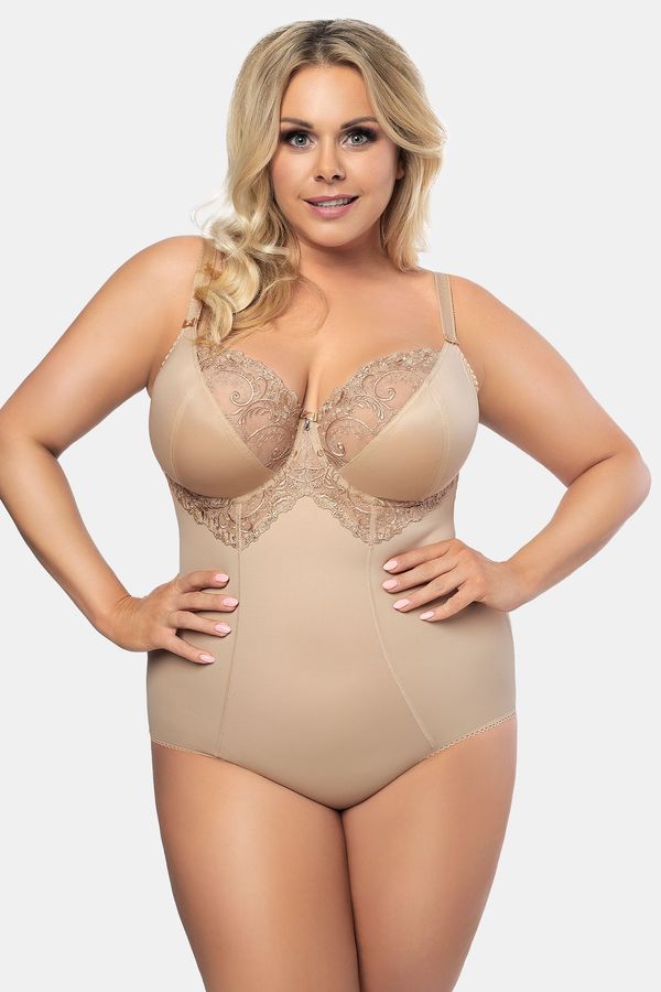 Gorsenia Ženski bodi za oblikovanje postave Gala bež