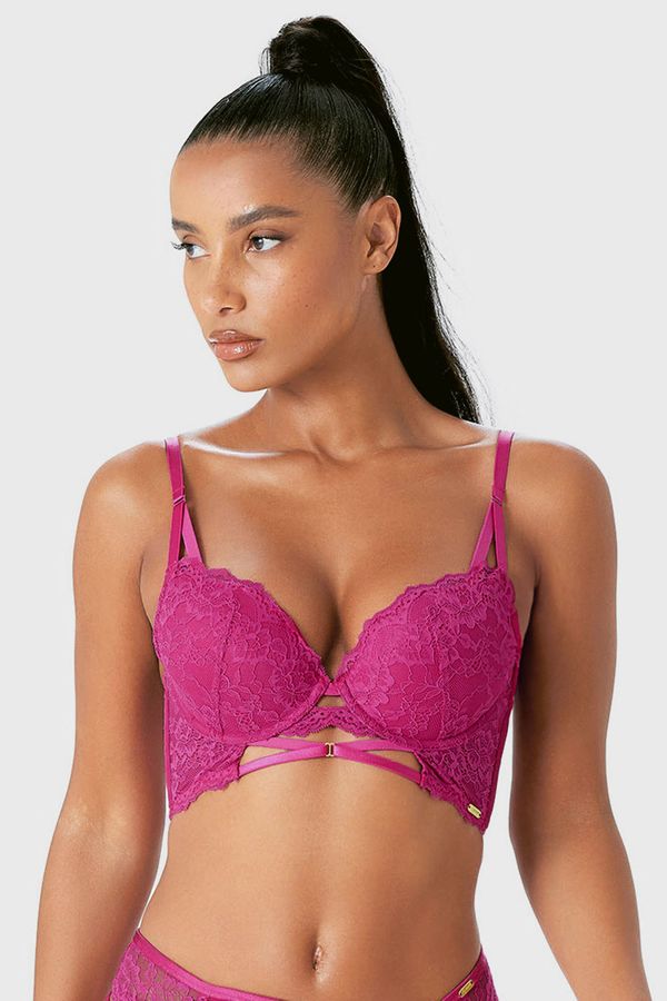 Gossard Podložen modrček Gossard Suspense Fuchsia Plunge