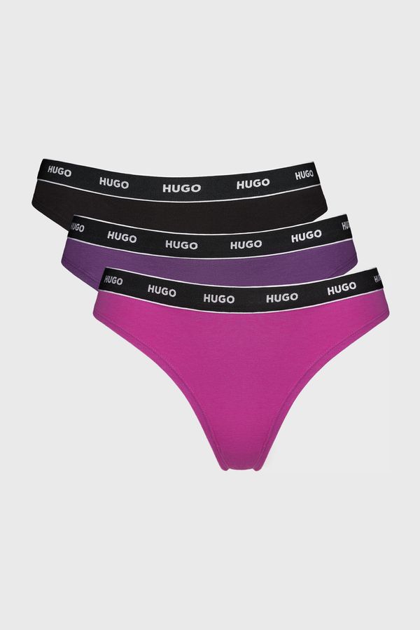 HUGO BOSS 3PACK Tangice HUGO Triplet Purple