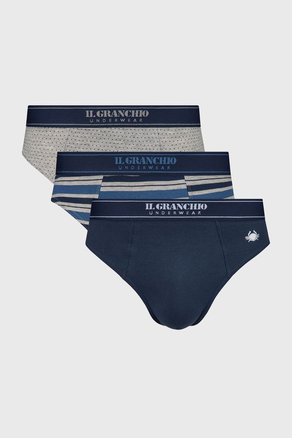 Il Granchio 3PACK Bombažne spodnjice Archer