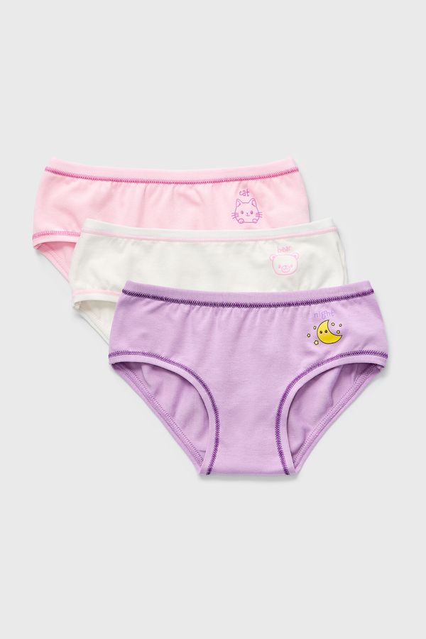 Jadea 3PACK Dekliške hlačke Rainbow