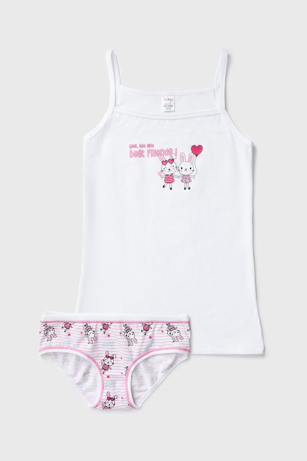 Jadea SET Dekliška spodnja majica in hlačke Conigliette